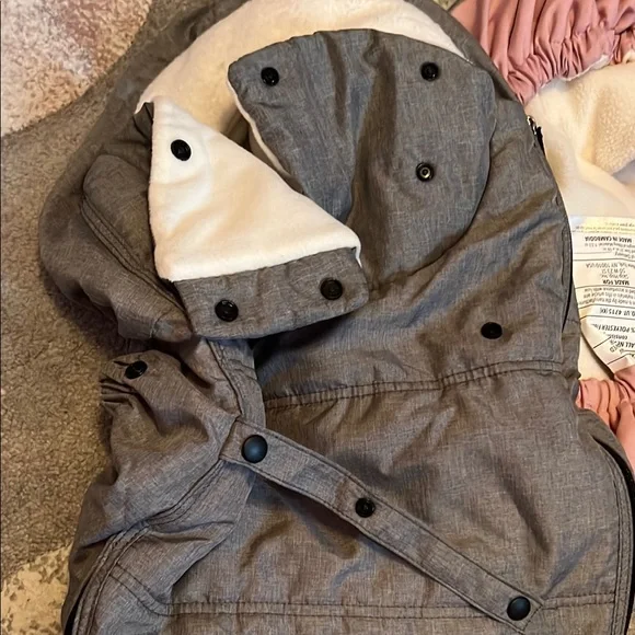 Skip Hop Pink and Gray Baby Cover Set - Picture 5 of 5